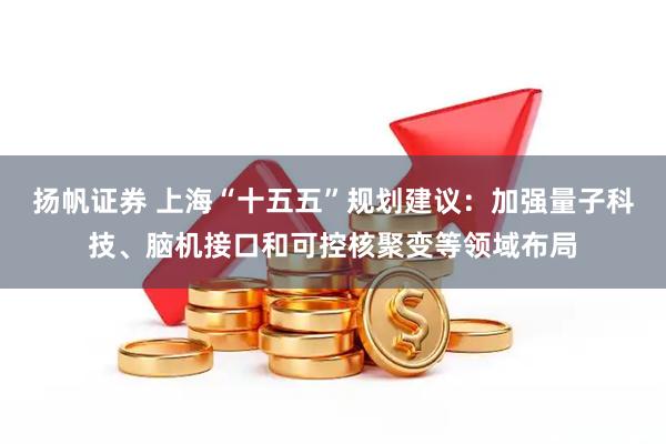 扬帆证券 上海“十五五”规划建议：加强量子科技、脑机接口和可控核聚变等领域布局